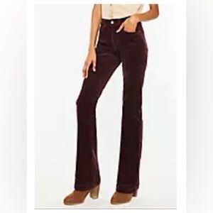 KanCan High Rise Corduroy Bootcut Jeans Color: Burgundy, Size: 29